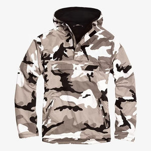 2025 New Wholesale Customizable Camouflage <b>Packable</b> Thin Nylon Vintage Pullover Hoodie Women Men Windbreaker <b>Jacket</b> For Mens - Product Image 1