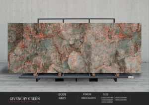 Élégance grise contemporaine définie par des panneaux muraux en porcelaine à haute brillance de 1200x2800 mm - Product Image 5