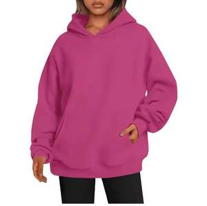 OEM New Design <b>Hooded</b> 100% Cotton Pullover Solid Custom Logo Embroidery Sweatshirt Women Hoodies <b>Zip</b> up Hoodie and Jogger Sets - Product Image 2