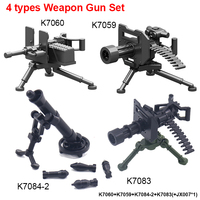 Venta al por mayor de accesorios de juguete militar de fuerzas especiales MOC baratos: figuras de soldados de ladrillo, paquete de armas y pistolas de juguete para niños.