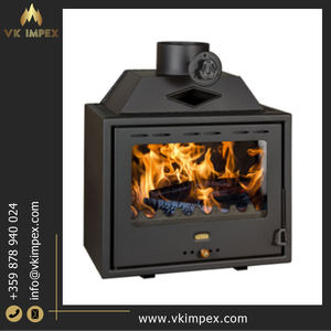 Design moderne 10.3 kW Chauffage d'ambiance Caissons de combustion du bois Bulgarie 3.3 Kg/h Consommation de carburant Installation autoportante - Product Image 2