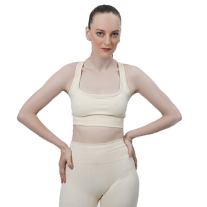Soutien-gorge de sport d'été de haute qualité pour femmes Logo personnalisé impression Sexy rembourré Fitness Gym porter respirant XS Yoga soutien-gorge de sport grande taille - Product Image 3