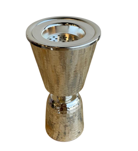 Quemador Bakhoor de metal plateado de calidad superior para decoración tradicional del hogar y eventos religiosos soporte de incienso de boda - Product Image 1