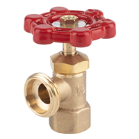 Válvula de Drenaje para Calderas de Latón Fundido de Alta Calidad, Personalizable, Disponible en Fábrica, 125 PSI WOG, 3/4" FIP X 3/4" MHT