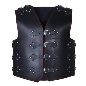 Chaleco de cuero de moto de calidad duradera para hombre, transpirable, impermeable, elegante, con diseño personalizado, Chaleco de cuero de moto para hombre - Product Image 1