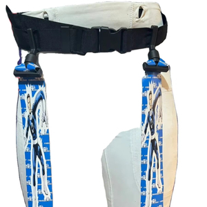 Cinturones de Flag Football Ajustables con Cierre de Velcro, Juego de Cinturones de Flag Football con 2 Banderas por Cinturón para un Juego Seguro sin Contacto - Product Image 1