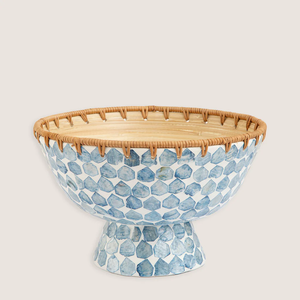 ชามไม้ไผ่พร้อมขอบหวายและเครื่องประดับอาหารธรรมชาติแบบฝังมุกเป็นมิตรต่อสิ่งแวดล้อมสินค้าจากเวียดนาม - Product Image 6