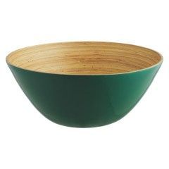 Spun <b>Bamboo</b> <b>Bowl</b>-Stylish and Functional Eco-Friendly Dishwasher Safe for Home Kitchen Counters and Presents - Product Image 3