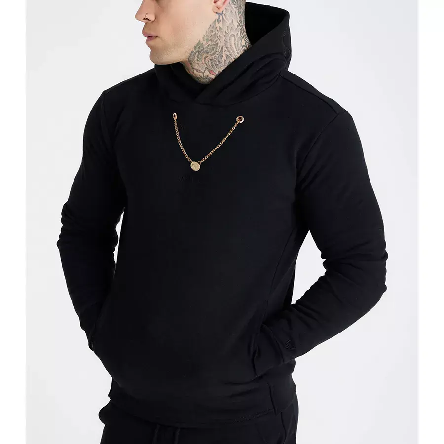 Herren Damen 500gsm 100% Baumwolle Hoodies Plus Size Pullover Übergroße große und hohe Hoodie P.