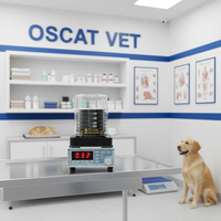 Ventilateur d'anesthésie OSCAT pour cliniques vétérinaires, interface standard internationale pour soins professionnels