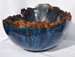 ชามเสิร์ฟผลไม้แบบผสมทำจากเรซิ่นไม้ทรงกลมหรูหราสไตล์วินเทจเหมาะสำหรับร้านอาหารซุปผลไม้ชามอาหารคุณภาพสูง - Product Image 2