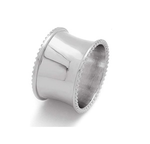 Servilletero de latón texturizado, decoración de mesa de fiesta de boda, hoteles y restaurantes, ajustes de mesa, servilletero - Product Image 5