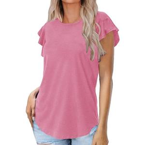 เสื้อยืดผู้หญิงสีทึบเสื้อโปโลลายทางแฟชั่นเสื้อยืดวัฒนธรรมฮิปฮอปคอปกแบบลำลองสำหรับผู้หญิงในฤดูร้อน - Product Image 2