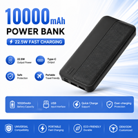 PD 22.5W téléphone intelligent charge rapide 10000 MAh 10k capacité banque de charge Android double Compatible Oem Odm chargeur rapide batterie externe