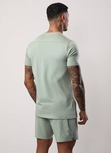 Gran oferta, conjunto doble informal de alta calidad para hombre, pantalones cortos y camisa de verano de nuevo estilo cómodos para ropa de entrenamiento - Product Image 4