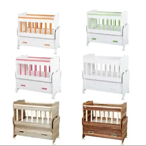 Playpen cot màu xám đen tùy chỉnh màu sắc nâng an toàn bảo vệ trẻ em bé cũi bé gấp giường cho trẻ em ngủ và hoạt động