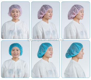 Gorros Desechables Lavables de Tela No Tejida, Tipo Bouffant, <span class=keywords><strong>para</strong></span> Salón de Belleza, Catering, <span class=keywords><strong>Cocina</strong></span>, Restaurante, Espacio de Trabajo Libre de Polvo, Precio de Fábrica - Product Image 6