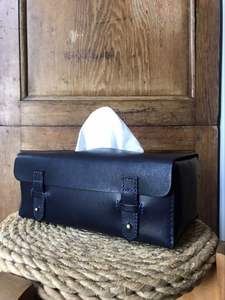 Boîte à mouchoirs en cuir pour voiture, salle de bain, maison, bureau, design haut de gamme, boîte à mouchoirs, porte-serviettes - Product Image 3