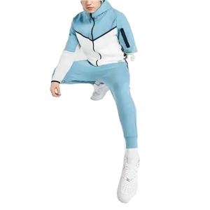 Nuevos Chándales con Cremallera Elegantes, 100% Algodón Felpa, Diseño Transpirable, Fabricación de Ropa, Patrón Liso Sólido a Buen Precio - Product Image 3