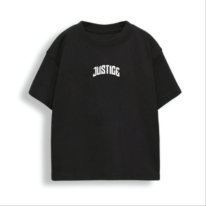 Camiseta de verano Unisex 100% algodón cuello redondo de gran tamaño estampado liso teñido suelto parejas camiseta transpirable - Product Image 5