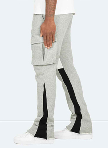 OEM top ventes, pantalons de survêtement surdimensionnés personnalisés, pantalons de jogging lourds à jambe droite et à motif pour hommes - Product Image 4
