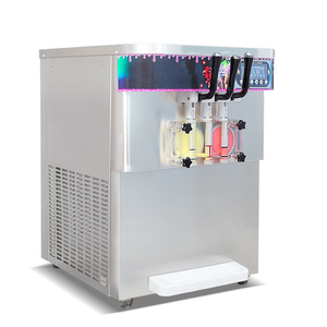 Truy cập hàng đầu cao cấp thương mại 3 Flavor bức tường mềm thép không gỉ Máy làm kem - Product Image 2