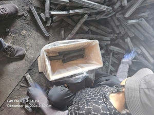 Exportation directe Vietnam Usine Bois dur Résineux Briquette Fabriqué à la machine Charbon de bois 7850J Calorie Cendres Blanches Brûlant Propre Sans Fumée - Product Image 5