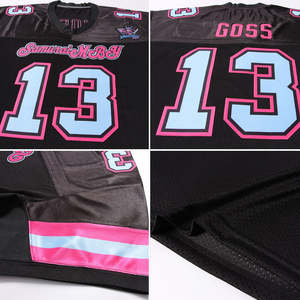 Camiseta de fútbol de nuevo diseño personalizada, camisetas de fútbol de manga corta de talla grande transpirables, ropa de fútbol americano - Product Image 5