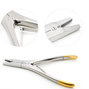 คีมถอนกระดูก TC แบบตรง 18 ซม. สำหรับศัลยกรรมกระดูกและข้อ - Product Image 4