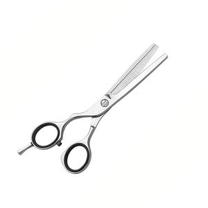 Ciseaux à cheveux en acier inoxydable Ciseaux de coiffeur à lame droite Ciseaux super coupés en acier inoxydable à haute teneur en carbone - Product Image 2