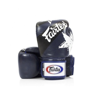 Gants de boxe Muay Thai Fairtex sur mesure, tendance du moment, en cuir de vachette véritable, respirants, anti-humidité, fermeture à lacets - Product Image 1