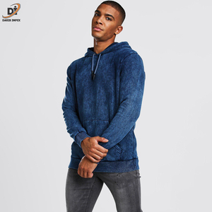 Sudadera con capucha lavada con ácido Vintage en blanco de gran tamaño de manga larga Sudadera con capucha lavada Vintage personalizada Sudaderas con capucha para hombre personalizadas - Product Image 6