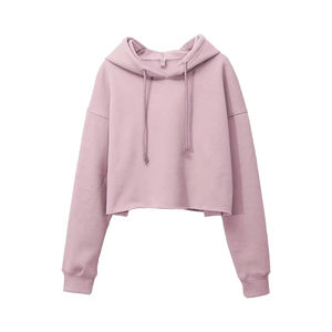 Boxy sweat à capuche d'hiver en éponge française Fit poids lourd coton surdimensionné recadrée hommes 350gsm tissu personnalisé Logo brodé - Product Image 5