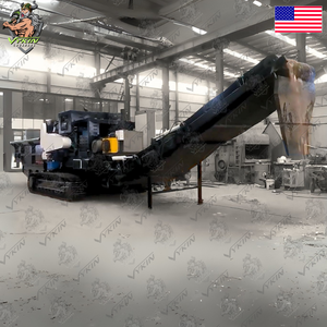 Broyeur à bois 50TPH USA-pour le recyclage du bois et de la biomasse-Qualité USA-Expédition DDP incluse-Meuleuse horizontale VYKIN 50-HG - Product Image 1