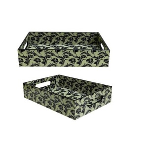 Dessert Pizza Snacks Plateau De Service Superbe Qualité Thé Café Serveur De Stockage Rectangulaire En Bois Finition Polie Multi-Fonction - Product Image 6