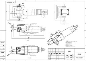 Cilindro idraulico ad effetto singolo 10KN per il letto medico/letto di bellezza con il colpo 100-400mm - Product Image 4