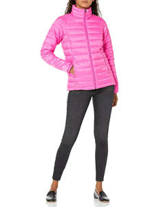 Abrigo y chaquetas acolchados empacables resistentes al agua ligeros para mujer de alta calidad - Product Image 5