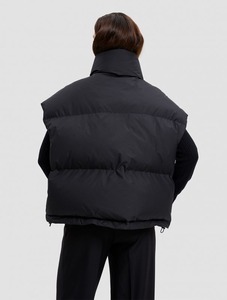 2026 European style women Sleeveless Puffer <b>Jacket</b> Plus Size <b>Quilted</b> Water Repellent Outdoor Hiking Casual Wear down <b>jacket</b> - Product Image 2