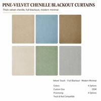 Rideau occultant en chenille, voile transparent, draperie de fenêtre, occultation 70-90%, ouverture latérale, luxe moderne, chambre à coucher, salon, bureau