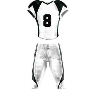 Uniforme de maillot de football américain à manches courtes sur mesure de haute qualité meilleure vente robuste 12 panneaux - Product Image 1