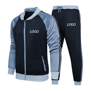2025 Logo personnalisé survêtement deux pièces ensemble hommes femmes survêtement haute qualité fermeture éclair à capuche Joggers unisexe Jogging costume - Product Image 4