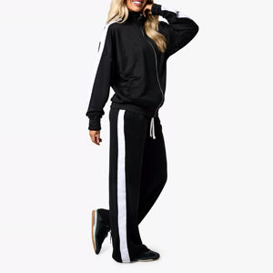 High Quality Winter Casual Women Sweatpants Eco-Friendly Windproof Mid 100% Cotton Custom Logo Pockets Streetwear Fitness - Product Image 2