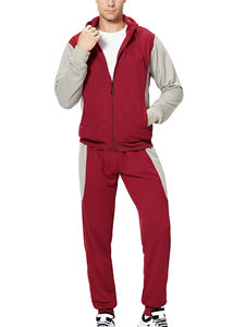 Chándal para hombre, conjunto de 2 piezas, chaqueta y pantalones informales de manga larga con cremallera, conjunto de chándales atléticos, trajes deportivos para correr - Product Image 4