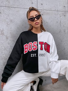 Venta al por mayor logotipo personalizado de manga larga de talla grande alas de impresión de gran tamaño sudaderas con capucha unisex - Product Image 2