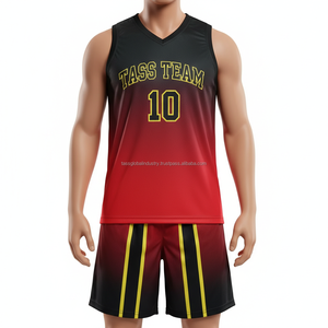 Ensemble de maillots de basket réfléchissants en polyester pour hommes et femmes, personnalisables, avec t-shirt et short, uniformes pas chers pour la vente en gros - Product Image 1