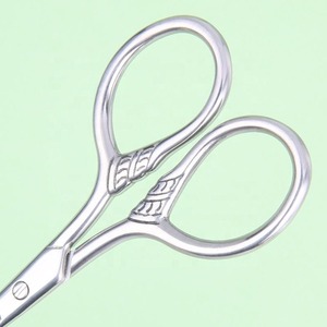 Tijeras para Cejas de Acero Inoxidable de Alta Calidad al por Mayor, Recortador de Barba con Punta Puntiaguda, Cortaúñas Afilado para Cuidado Personal - Product Image 2