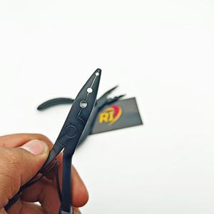 คีมต่อผมสำหรับลูกปัดขนาดเล็กทนทานทำจากสเตนเลสเกรดสองรูสำหรับการผ่าตัด - Product Image 1