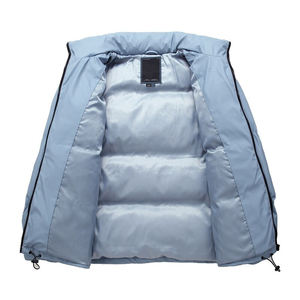 Veste matelassée coupe-vent écologique de haute qualité pour hommes 2025, couleur personnalisée, service OEM, vente en gros - Product Image 5