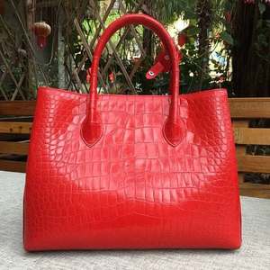 Bolso de Mano Tipo Tote de PU con Patrón de Cocodrilo Negro, Bolso de Hombro con Cremallera, Gran Capacidad, Bolso de Moda para Viajes Diarios - Product Image 2