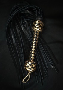 Nueva llegada personalizable tamaño cuero genuino Flogger parejas Bondage Gear por estándar internacional - Product Image 6